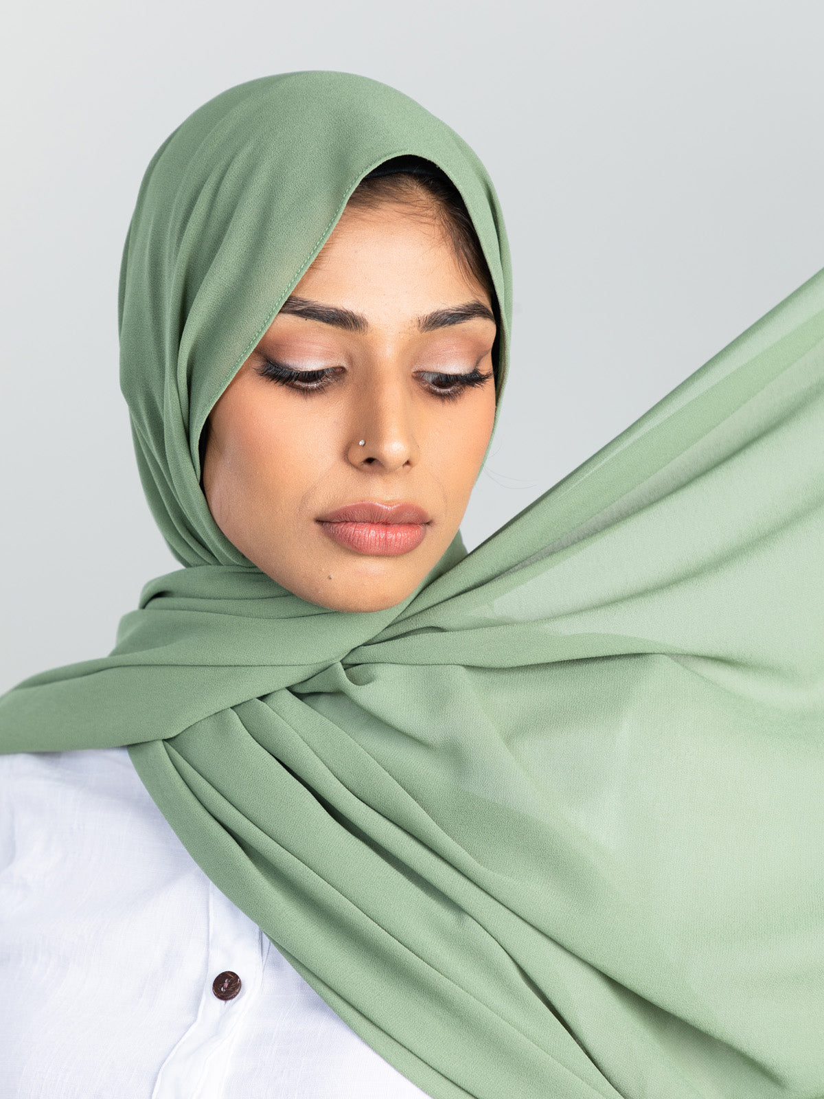 chiffon fabric hijab