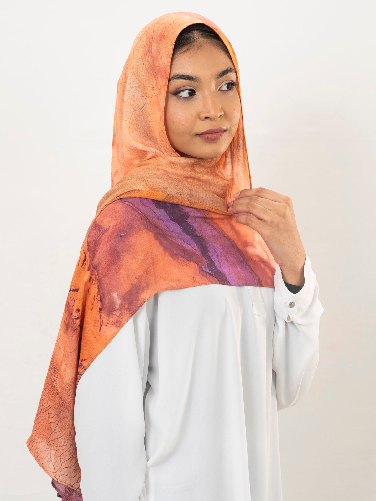 Blush Tide - Printed Modal Hijab