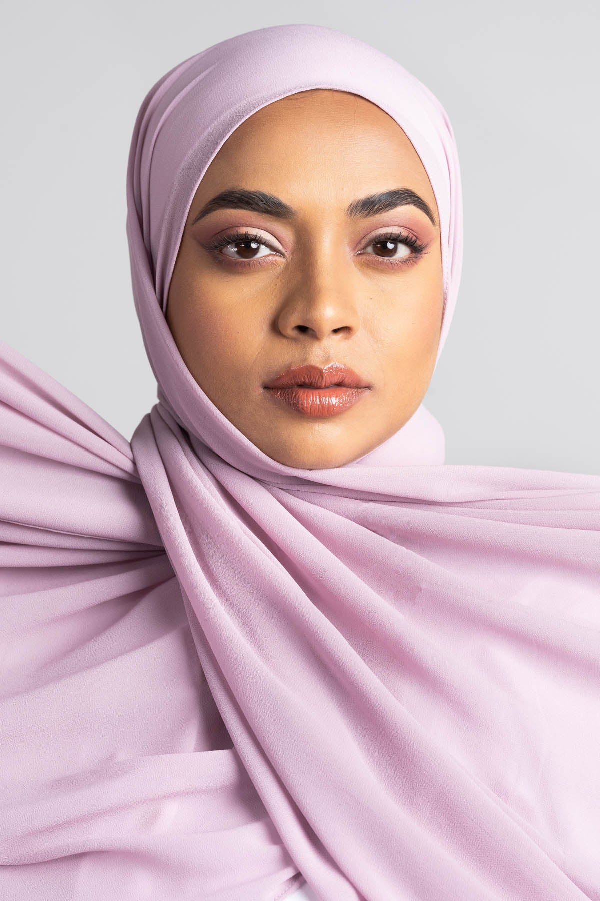 Lilac - Chiffon XL Hijab - Aayla Hijabs