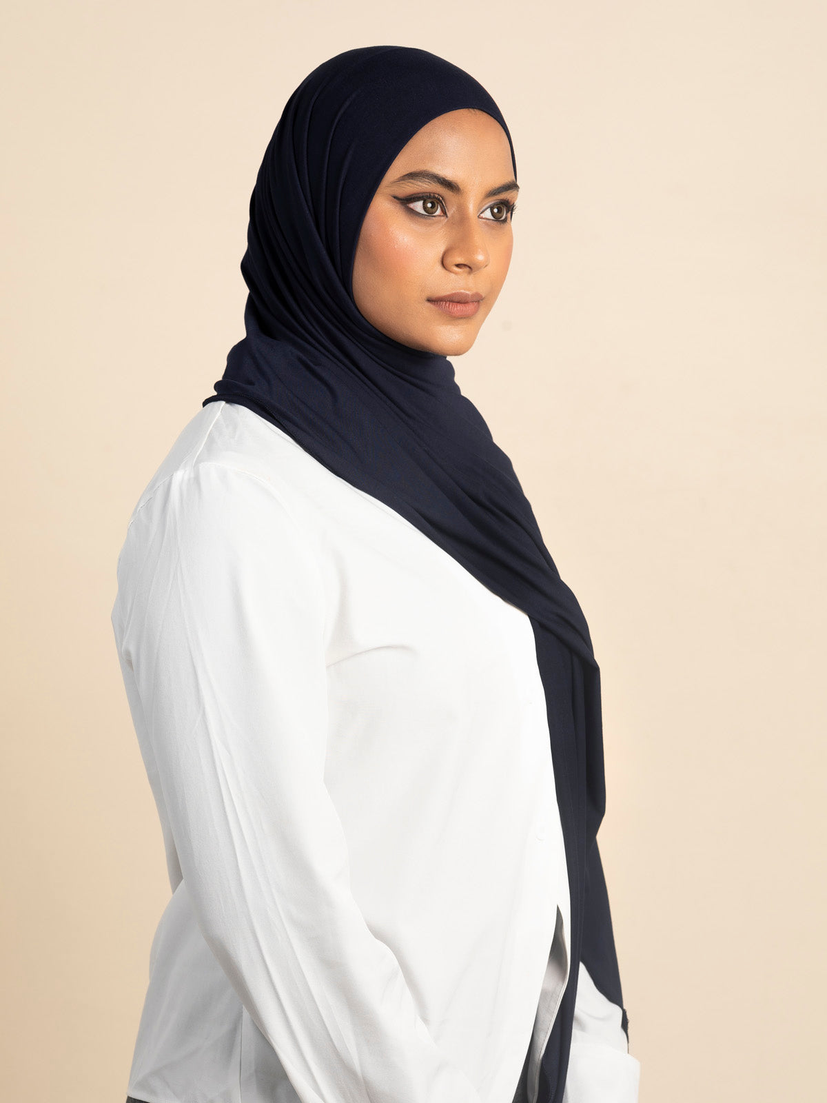Dark Ocean - Bamboo Jersey Hijab