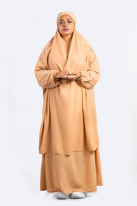 Beige - Prayer Set - Aayla Hijabs