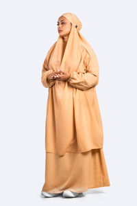 Beige - Prayer Set - Aayla Hijabs