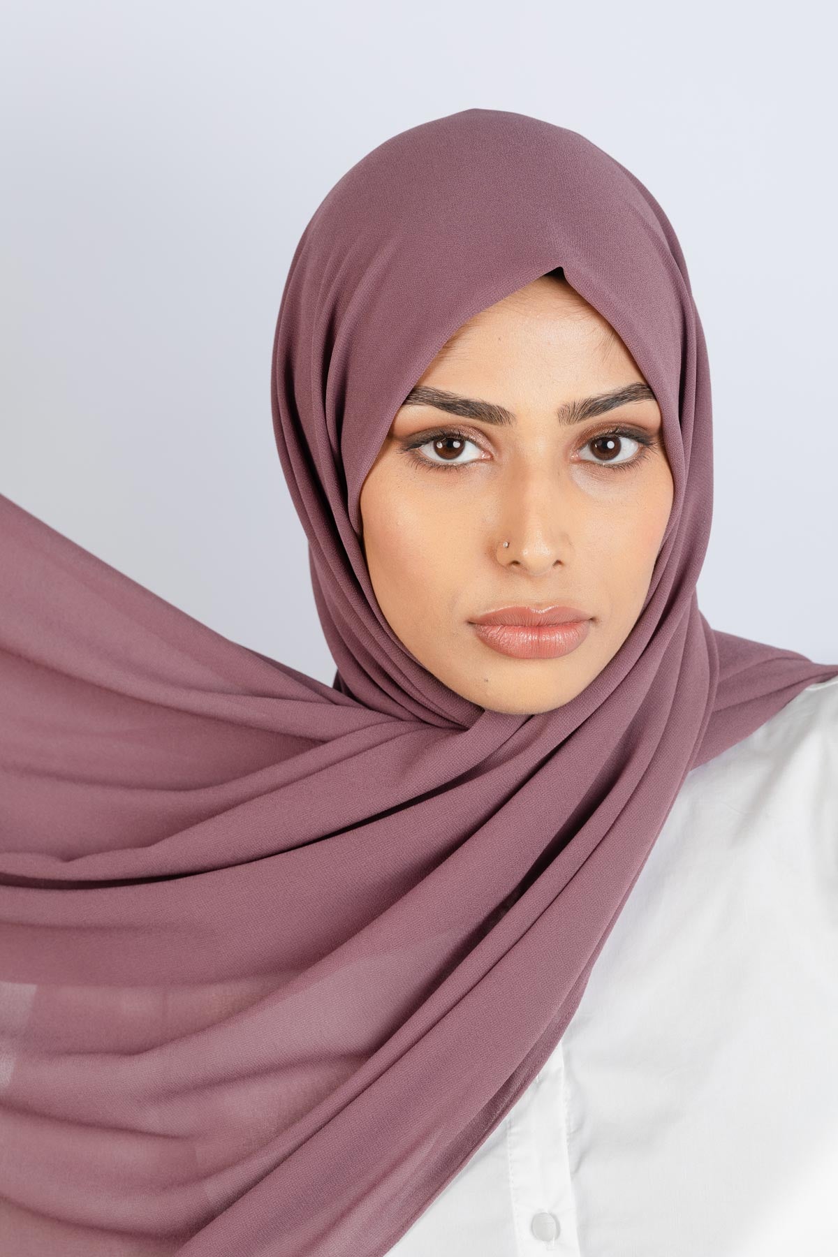 Grape - Chiffon XL Hijab - Aayla Hijabs