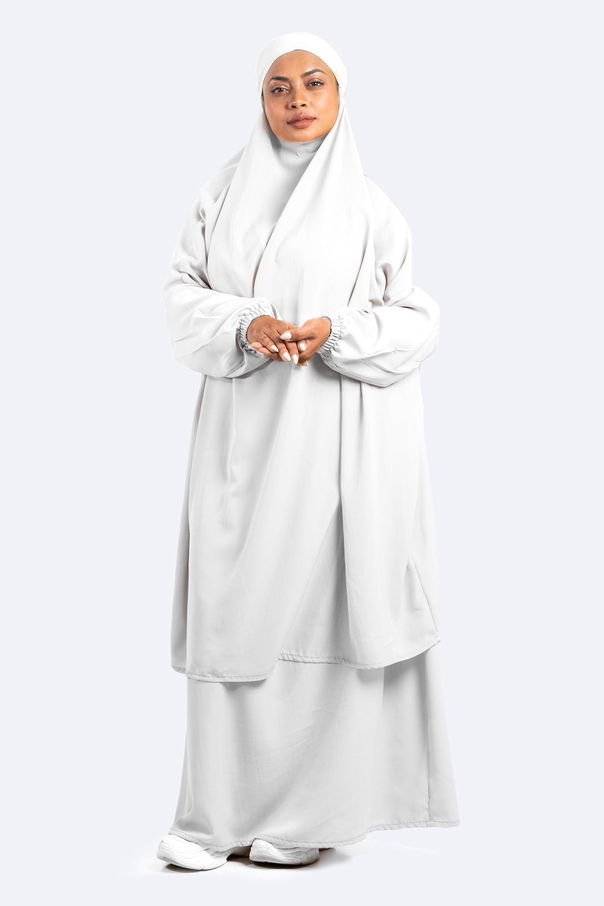Dove White - Prayer Set - Aayla Hijabs
