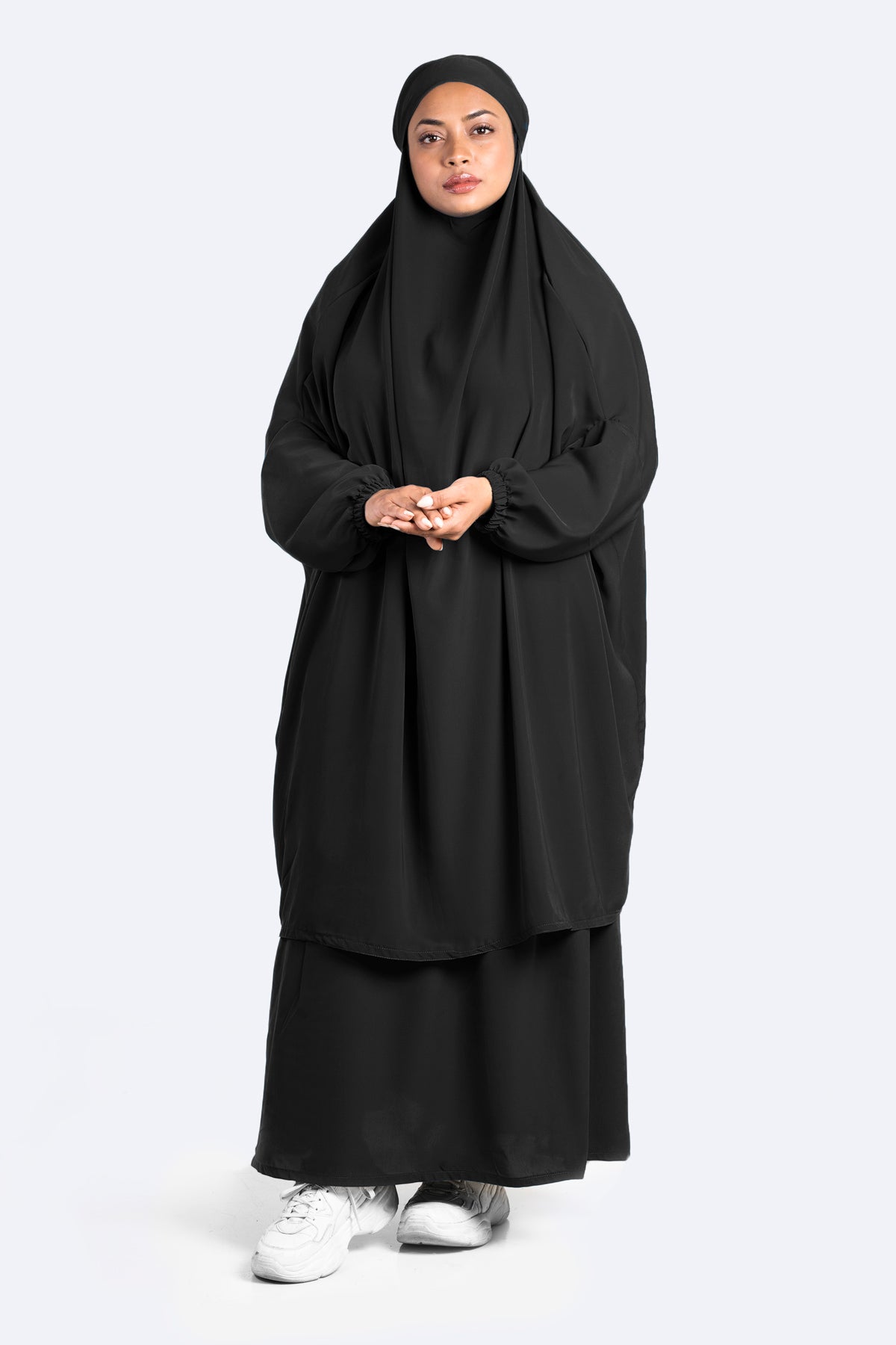 Midnight Black - Prayer Set - Aayla Hijabs