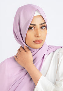 Lilac - Premium Chiffon Hijab - Aayla Hijabs