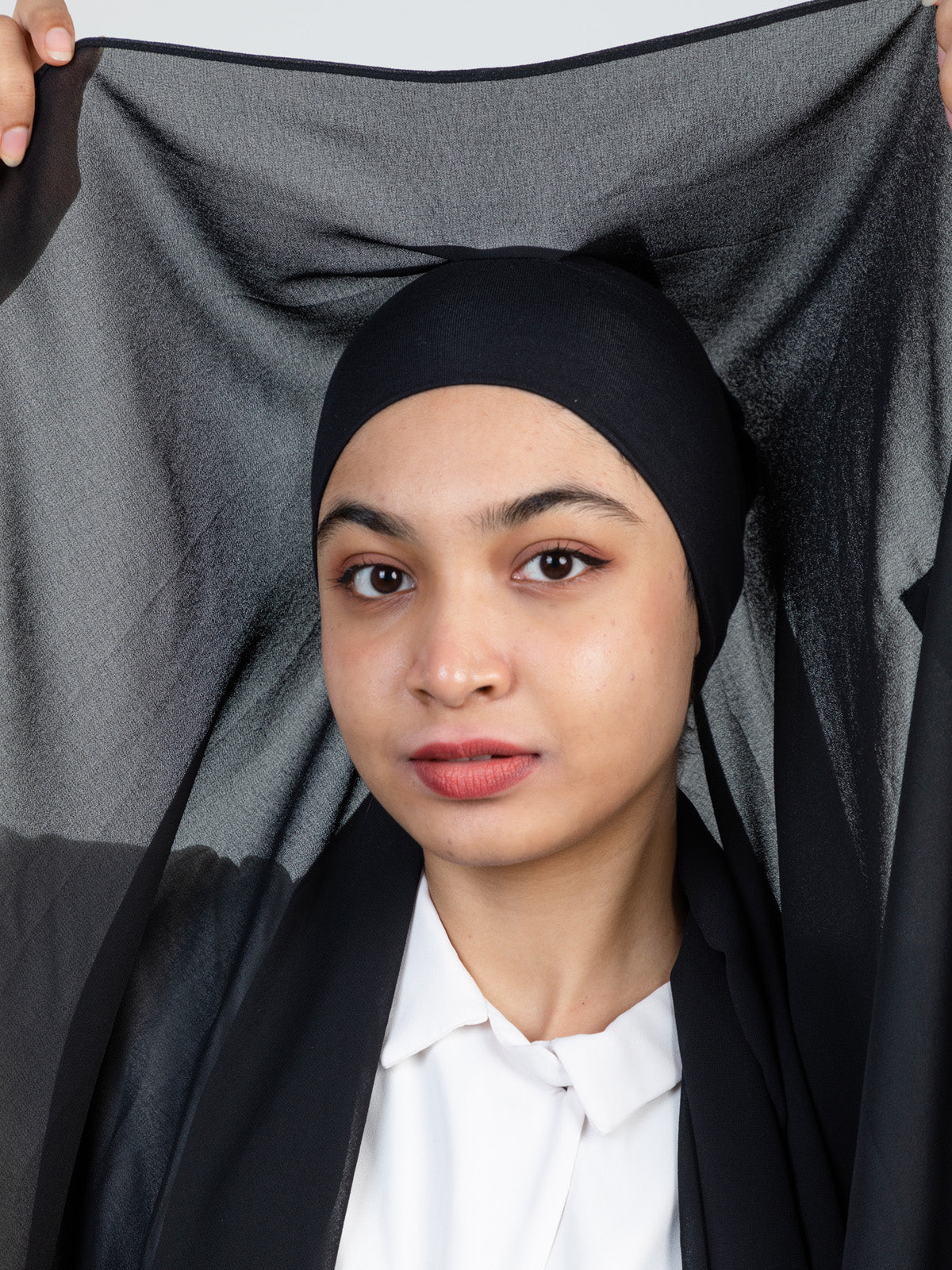 instant hijab black
