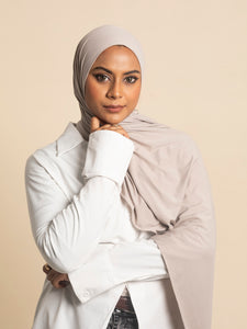 Soft Clay - Bamboo Jersey Hijab