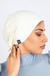 Tie Back Underscarf Cream - Aayla Hijabs