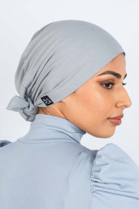 Tie Back Underscarf Grey - Aayla Hijabs