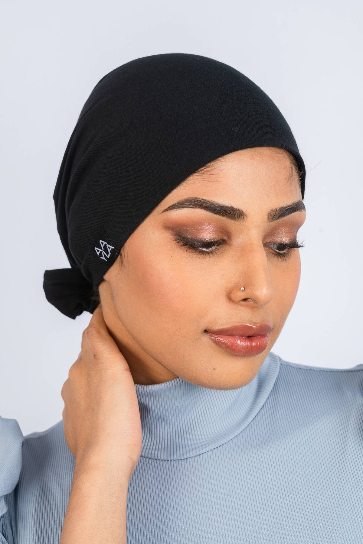 Tie Back Underscarf Black - Aayla Hijabs